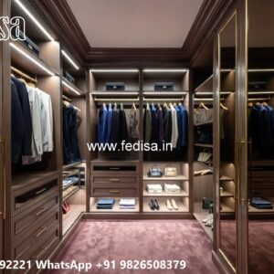 Classic Wardrobe Design with Luxury Storage No-7895
