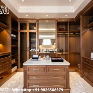 Classic Wardrobe Design with Rich Carvings No-7906