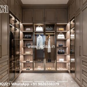 Classic Bedroom Closet with Luxury Details No-7917