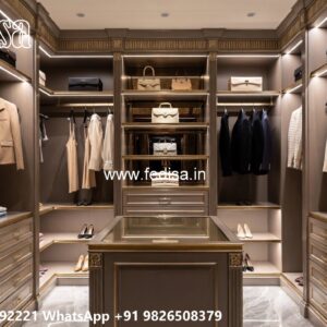 Royal Classic Wardrobe with Mirror Finish No-7919