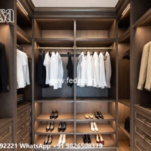 Classic Wooden Wardrobe with Elegant Decor No-7923