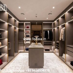 Classic Wardrobe Design with Artistic Finish No-7926