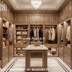 Classic Bedroom Wardrobe with Decorative Finish No-7947