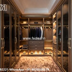 Traditional Closet Design with Premium Finish No-7956