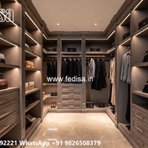 Royal Wardrobe Design with Handcrafted Finish No-7971