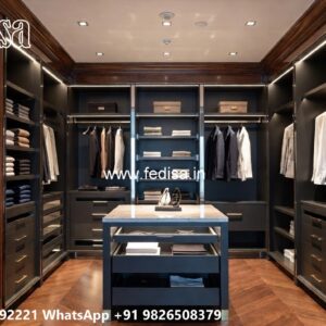 Classic Wooden Closet with Elegant Texture No-7981