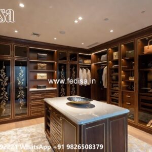 Premium Wooden Closet with Classic Finish No-7989