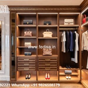 Vintage Wooden Closet with Luxury Touch No-8001