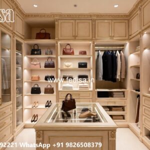 Elegant Wardrobe Design with Royal Charm No-8002