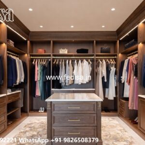 Traditional Bedroom Closet with Luxury Finish No-8029