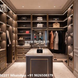Traditional Closet Design with Elegant Texture No-8034