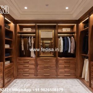 Classic Bedroom Wardrobe with Elegant Features No-8041