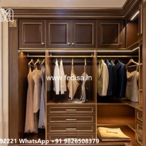 Luxury Classic Wardrobe with Handcrafted Finish No-8045