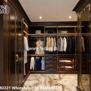 Traditional Bedroom Closet with Elegant Decor No-8047