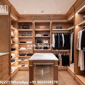 Classic Wardrobe Design with Luxury Mirrors No-8048