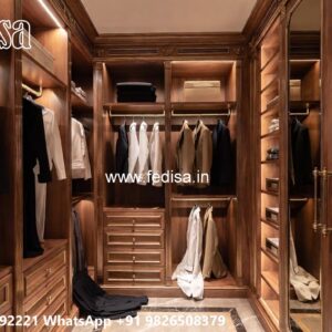 Royal Style Wardrobe with Decorative Finish No-8049