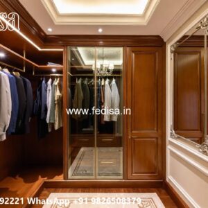 Elegant Luxury Closet with Wooden Elegance No-8050