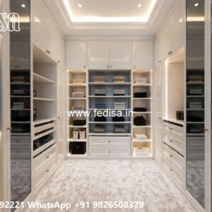 Classic Closet Design with Elegant Details No-8053