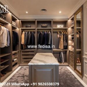 Vintage Bedroom Closet with Luxury Finish No-8054