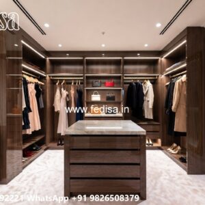Timeless Wooden Closet with Rich Texture No-8056