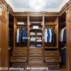 Royal Style Bedroom Wardrobe with Classic Charm No-8058