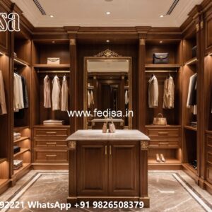 Antique Wooden Wardrobe with Elegant Finish No-8061