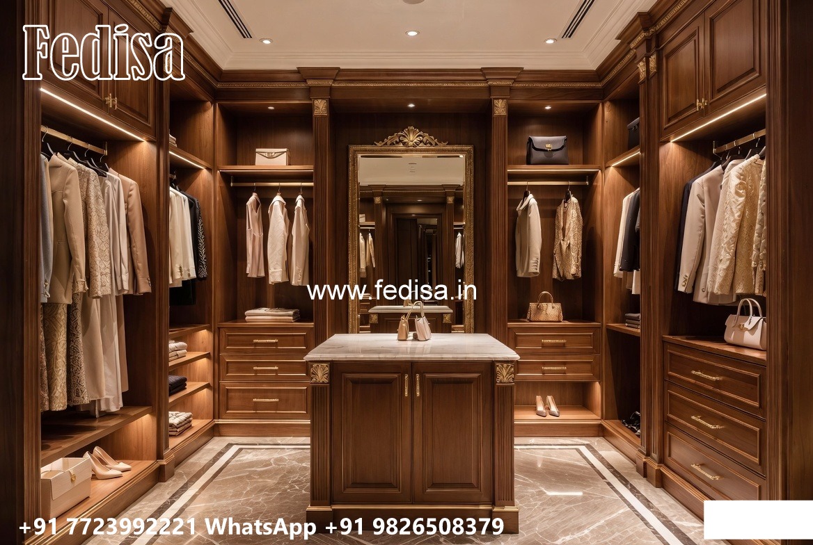 Antique Wooden Wardrobe with Elegant Finish No-8061