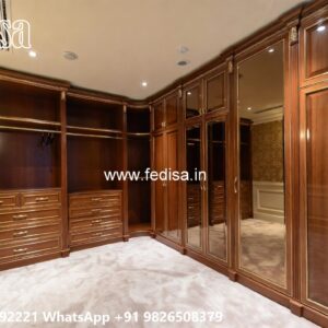 Classic Wardrobe Design with Rich Wooden Appeal No-8075