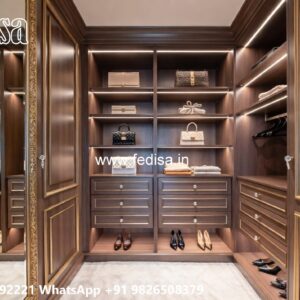 Stunning Wardrobe Design with Decorative Panels No-8117