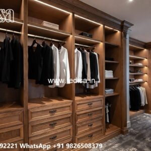 Modern Wardrobe Design With Hidden Storage ? No. 8132