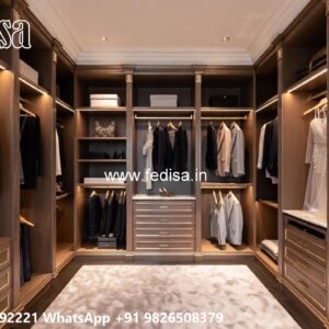 Wardrobe Design with Smart Organization Features No-8139