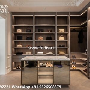 Wardrobe Design with Stylish Handle Details No-8157