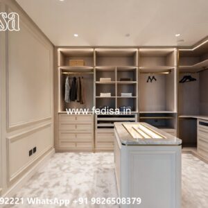 Modern Wardrobe Design with Elegant Lighting No-8174
