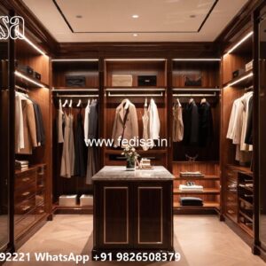 Modern Wardrobe Design with Rich Finishes No-8182