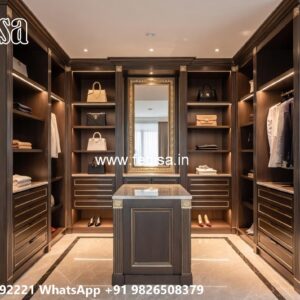 Elegant Wardrobe Design with Custom Layout No-8187