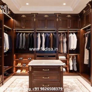 Modern Wardrobe Design with Luxury Details No-8192