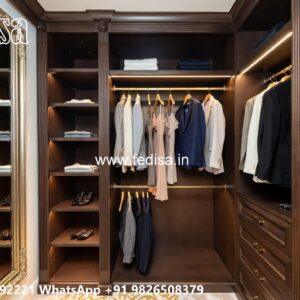 Elegant Wardrobe Design with Sliding Doors No-8206