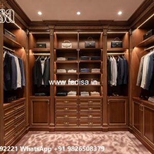 Sliding Wardrobe Design with Elegant Finish No-8210