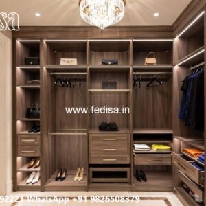 Elegant Wardrobe Design with Decorative Style No-8214