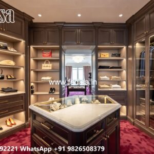 Stylish Wardrobe Design with Modern Layout No-8215