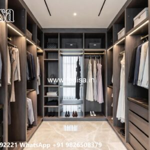 Minimal Wardrobe Design with Elegant Storage No-8222