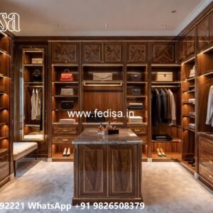 Luxury Wardrobe Design with Functional Features No-8225
