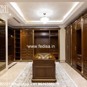 Elegant Wooden Wardrobe Design Trends No-8227