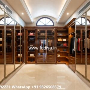 Premium Wardrobe Design with Glass Finish No-8228