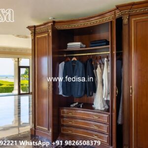 Stylish Wardrobe Design with Luxury Decor No-8229