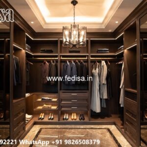 Modern Wardrobe Design with Custom Features No-8240