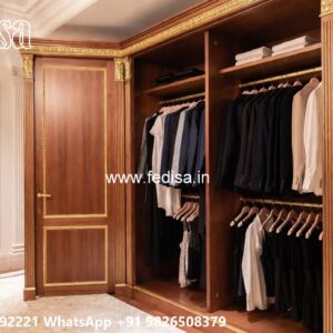 Space Saving Wardrobe Design with Luxury Appeal No-8250