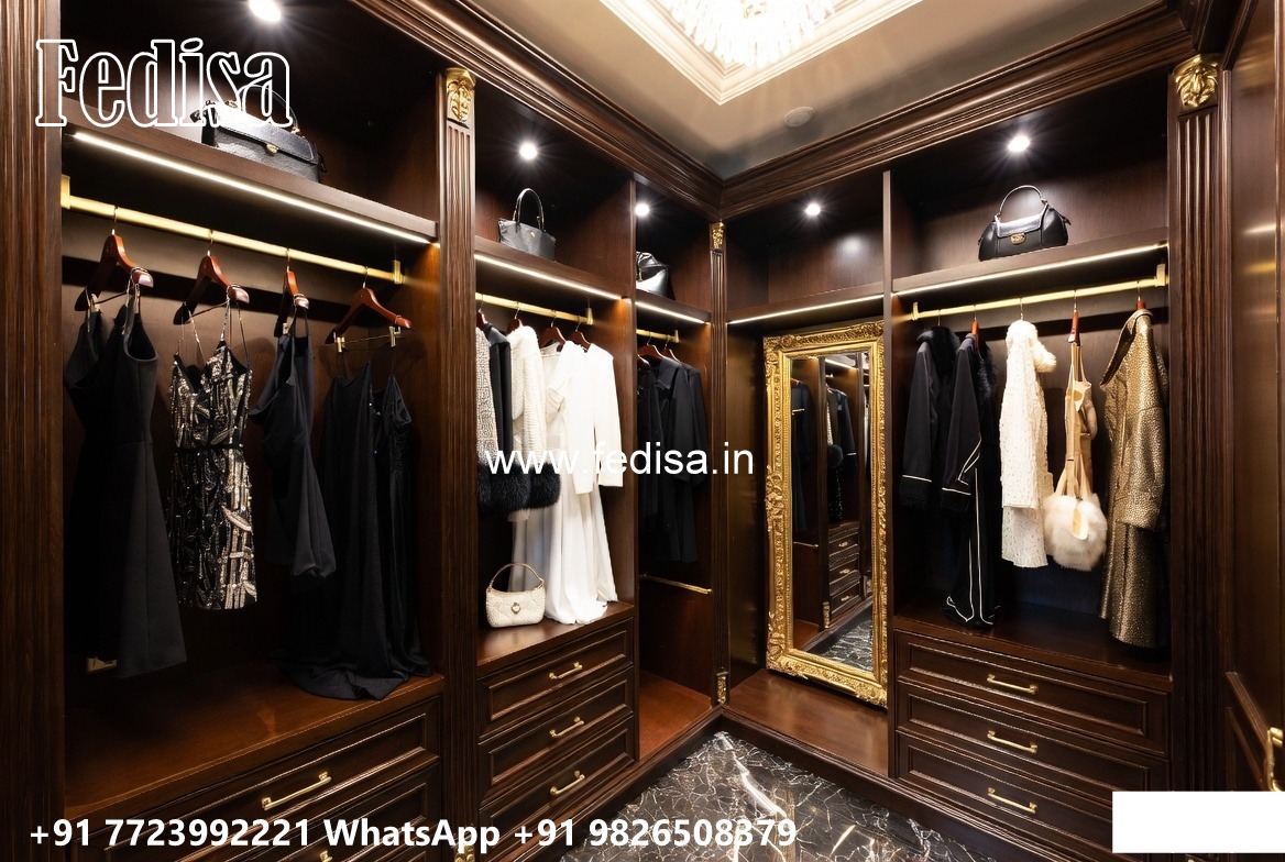 Stylish Wardrobe Design with Mirror Doors No-8253