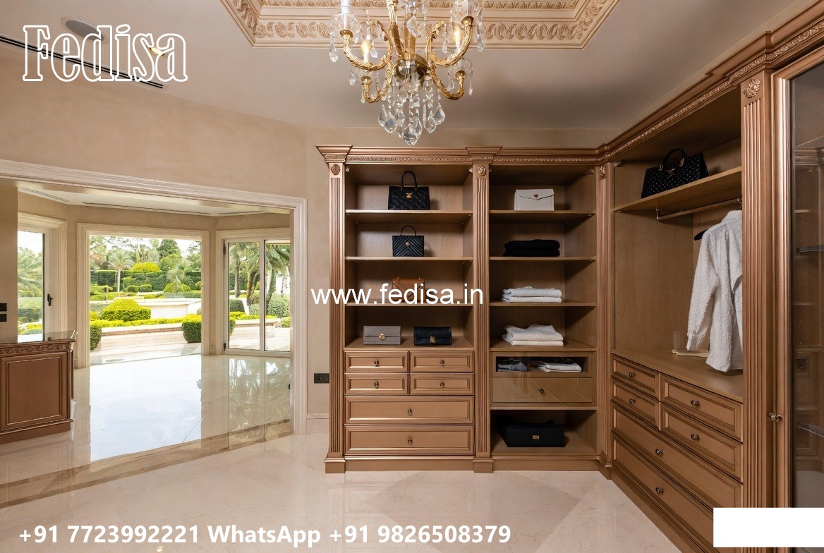 Elegant Wardrobe Design with Custom Shelves No-8263