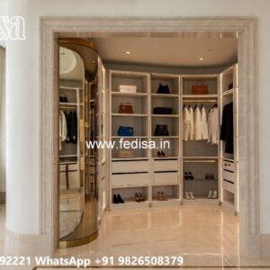 Stylish Wardrobe Design for Spacious Bedrooms No-8265